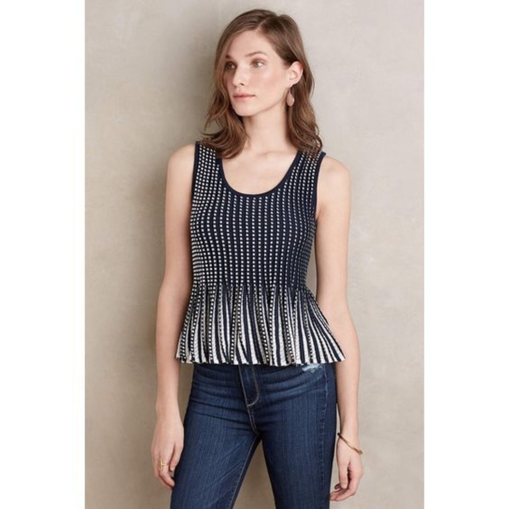 Moth, Anthropologie Peplum Top